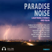 Lightning Strikes and Rain - Paradise Noise
